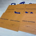 Louis Vuitton tie, empty box, paper bag, lot sale.
