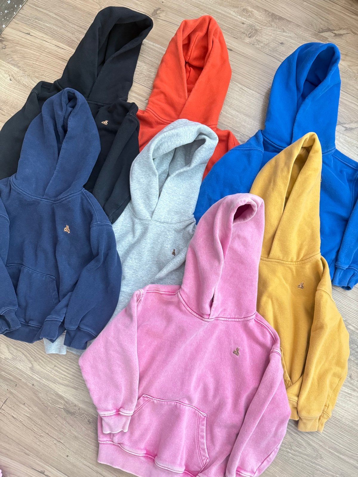 Bundle of 7 GAP Kids Hoodies – Size 5T – Pullover Sweatshirts