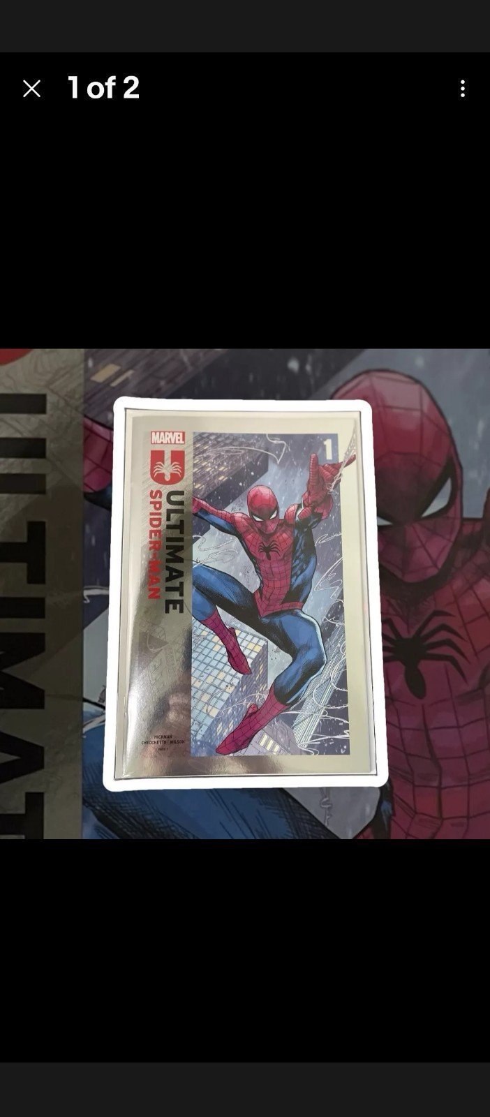 Spider-Man silver foil edition only 1000 ultimate Spider-Man