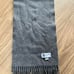 Johnstons of Elgin cashmere scarf, gray