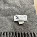Johnstons of Elgin cashmere scarf, gray