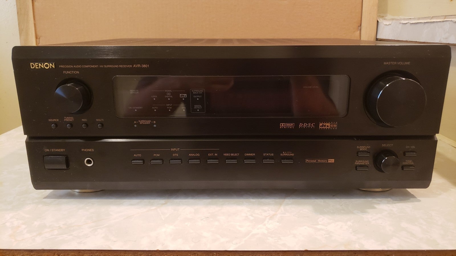 Nice Denon AVR-3801 Receiver no remote