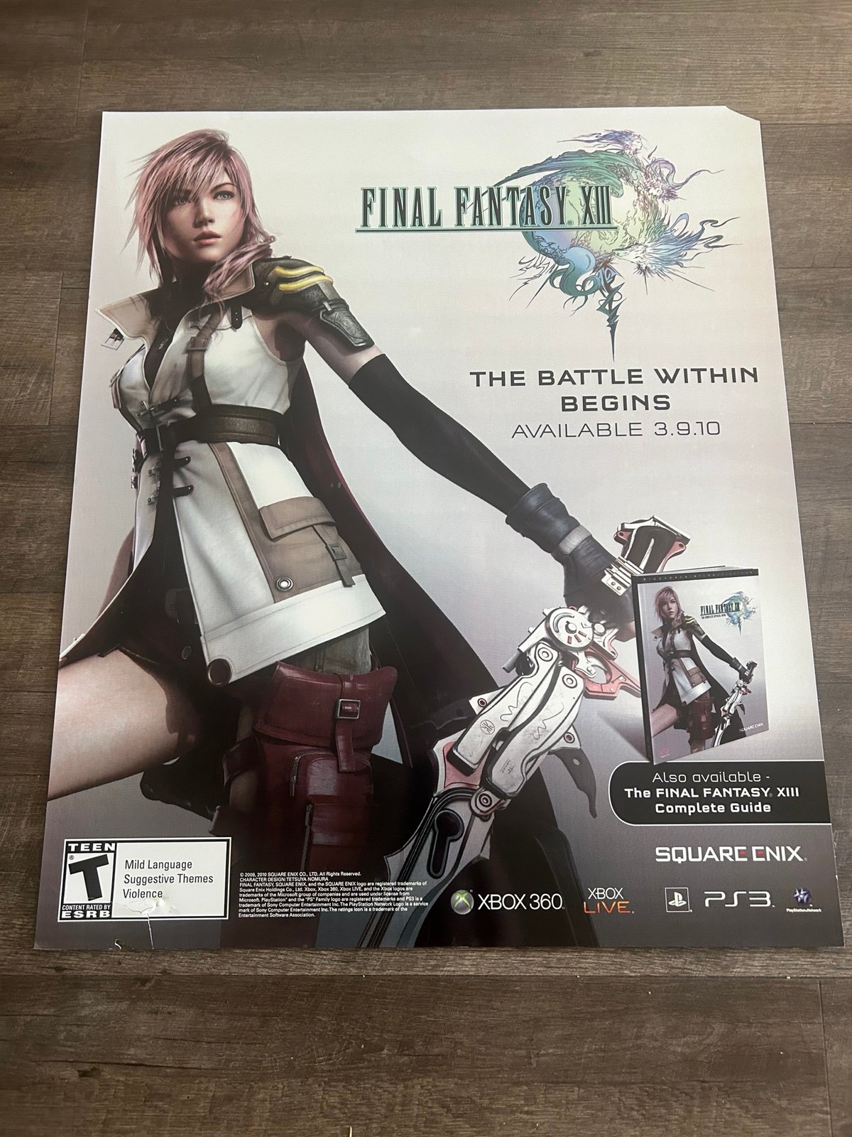 Final Fantasy XIII Store Display Poster