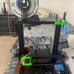 3D printer creakily with 3rolls of filament
