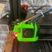3D printer creakily with 3rolls of filament