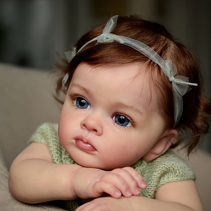 Adorable 23 Reborn Baby Doll - Handmade Lifelike Newborn Girl Doll With Clothes