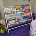 Rack Storage 4 Tier Kids Bookshelf Kids Room Deep Size