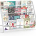 Rack Storage 4 Tier Kids Bookshelf Kids Room Deep Size