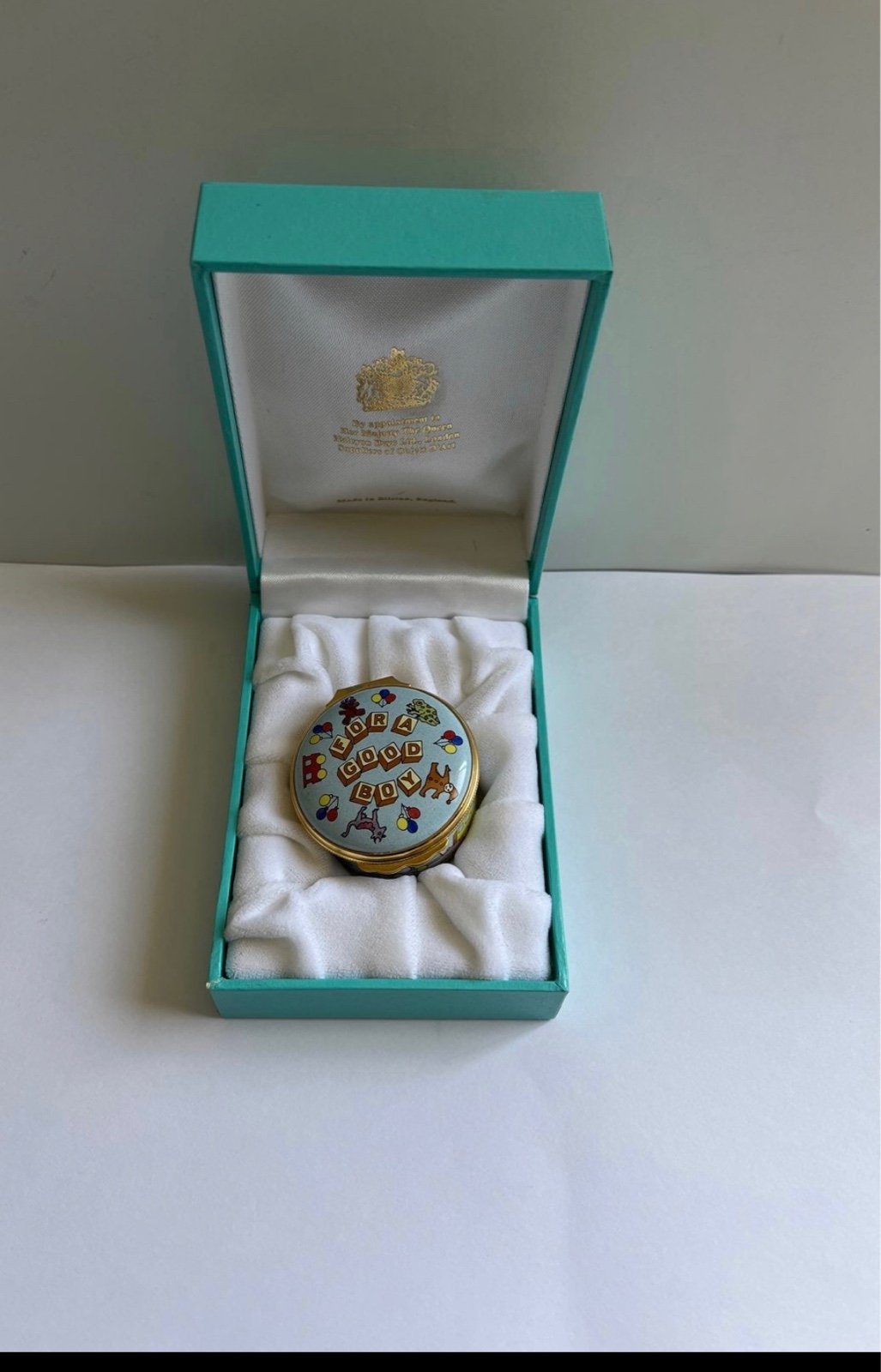 Tiffany & Co. Trinket box For a good boy