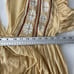 Free People Women's Floral Embroidered Tassel V-Neck Midi Dress Yellow Size L
