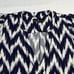 POMANDER PLACE V-Neck Ikat Kenzo Tiered Flowy Dress Medium Coastal Preppy