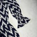 POMANDER PLACE V-Neck Ikat Kenzo Tiered Flowy Dress Medium Coastal Preppy