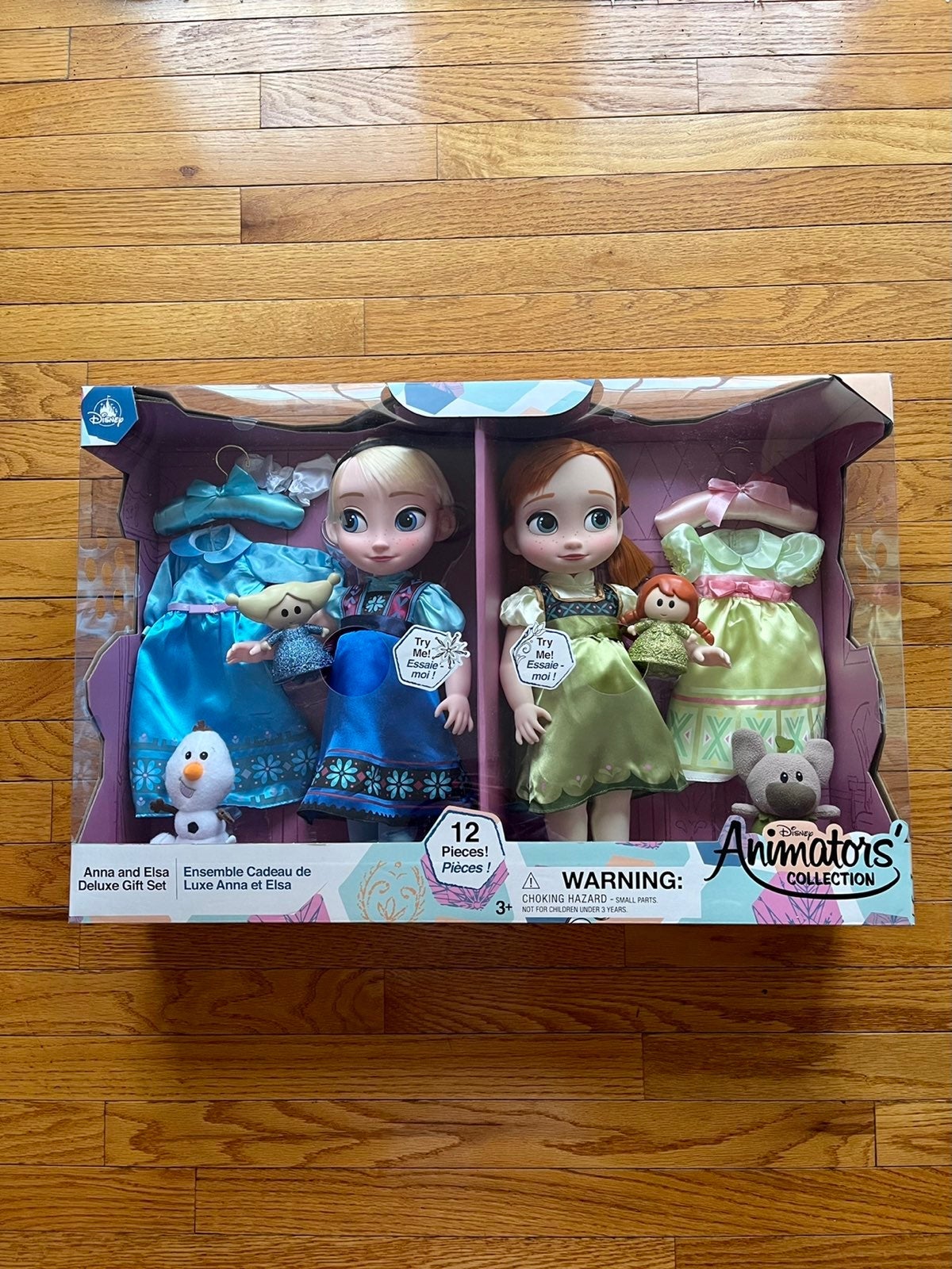 Disney Animators Frozen Anna & Elsa Set