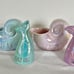 Free Shipping Rae Dunn Iridescent Mermaid Tails & Shells, Lot of 4