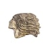 Native American Chief Headdress Belt Buckle Bronze Brass Detailed Work of Art