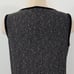 St. John Sleeveless V-Neck Shell Sweater Tank Top Black White Made in USA Size L