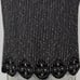 St. John Sleeveless V-Neck Shell Sweater Tank Top Black White Made in USA Size L