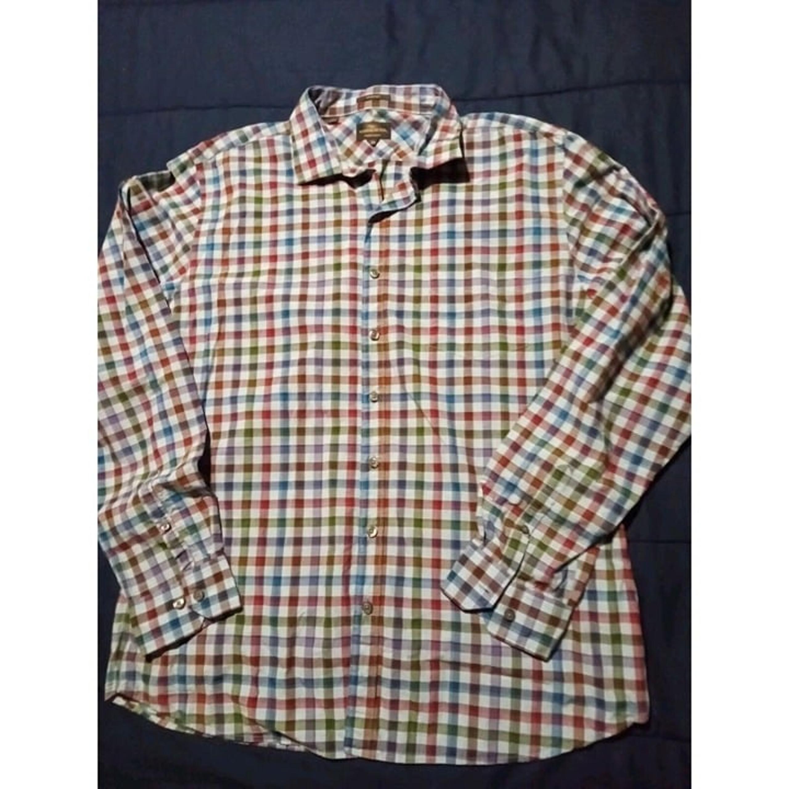Rodd And Gun Men's Shirt 2XL Plaid Long Sleeve Button Up Casual