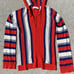 Yael Yaya Aflalo designer striped linen wool knit Malibu sweater