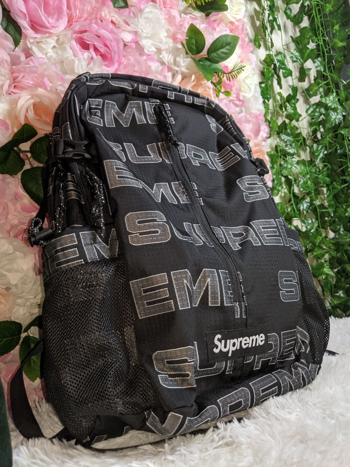 Supreme Canvas Backpack Black SS21 (SS21B24) One Size