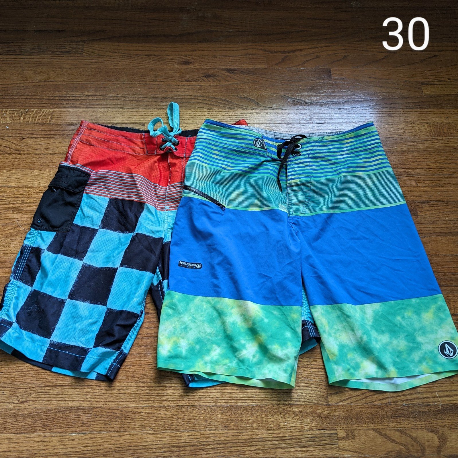 2 Swim Board Shorts | Lost & Volcom | 30