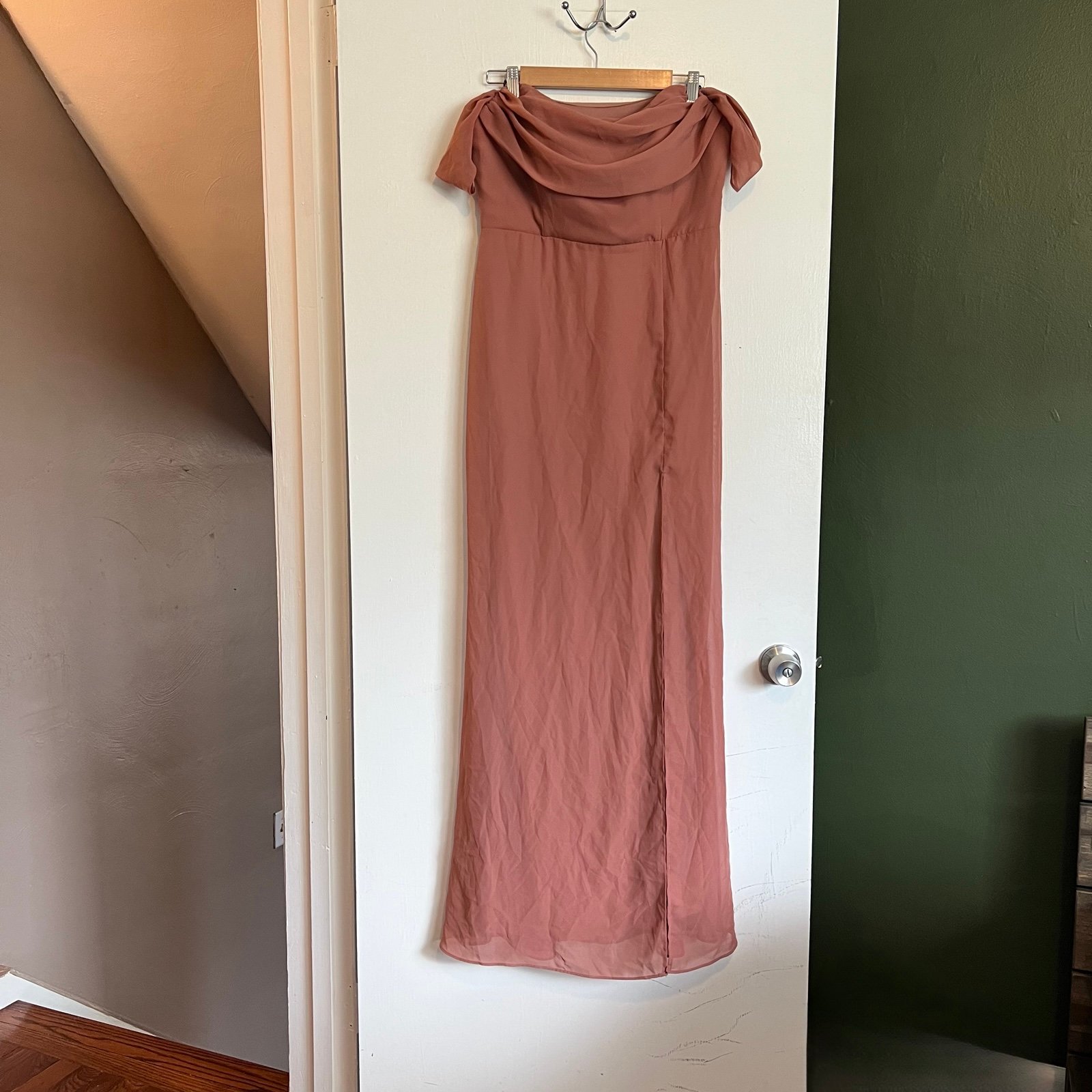 Birdy grey Mira Convertible Dress in Chiffon Desert Rose size large