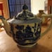 Vintage Blue Willow Teapot