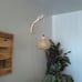 Bamboo Lantern Plug in Wall Sconces Wicker Wall Lamp with Plug in Cord Hand