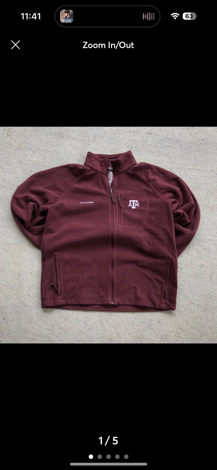 Texas A&M columbia jacket