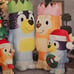 Gemmy bluey Christmas lightening inflatable