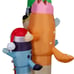 Gemmy bluey Christmas lightening inflatable