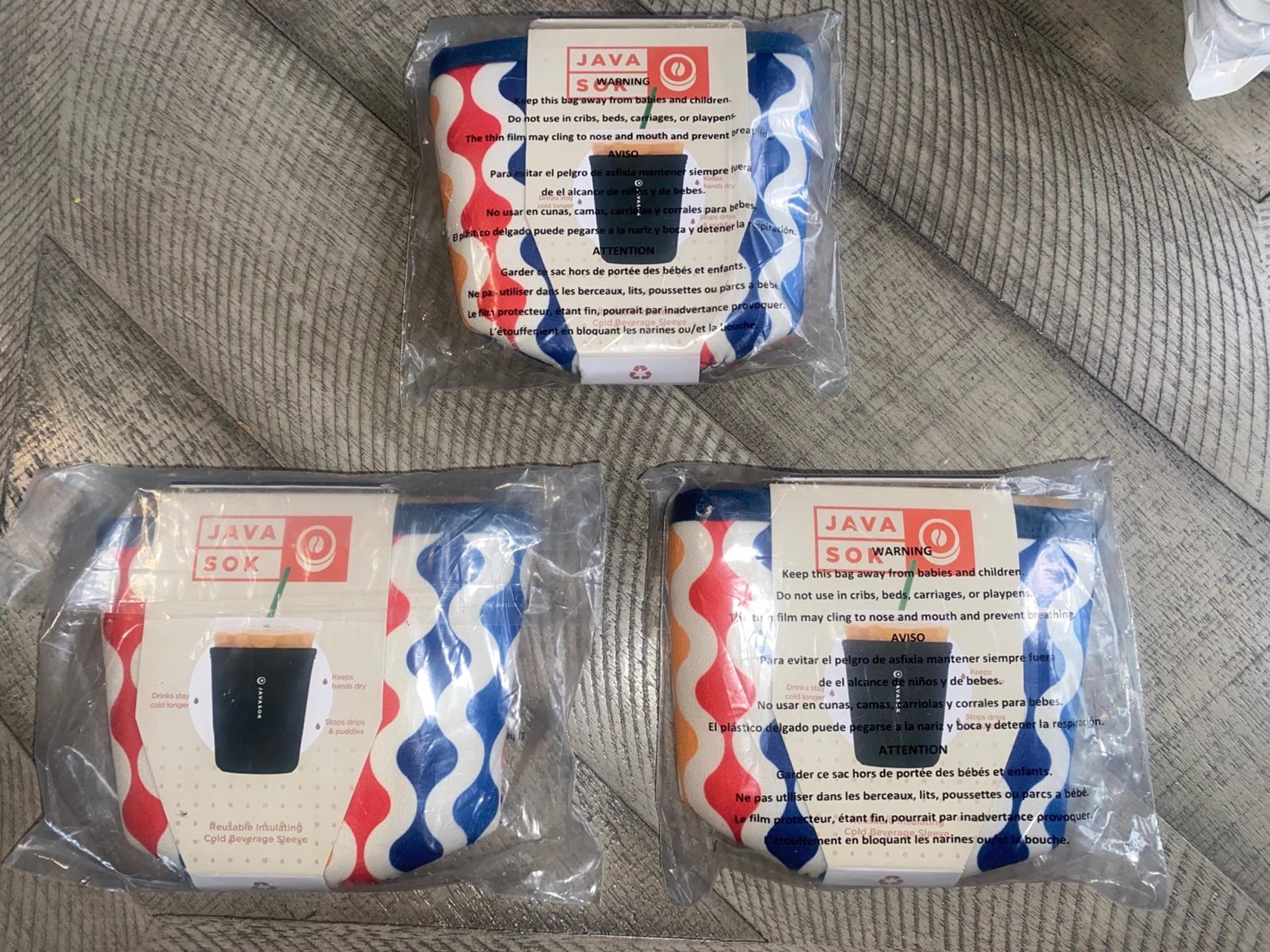 Sok It Java Sok Iced Coffee & Cold Soda Insulated Cup Sleeves (3)