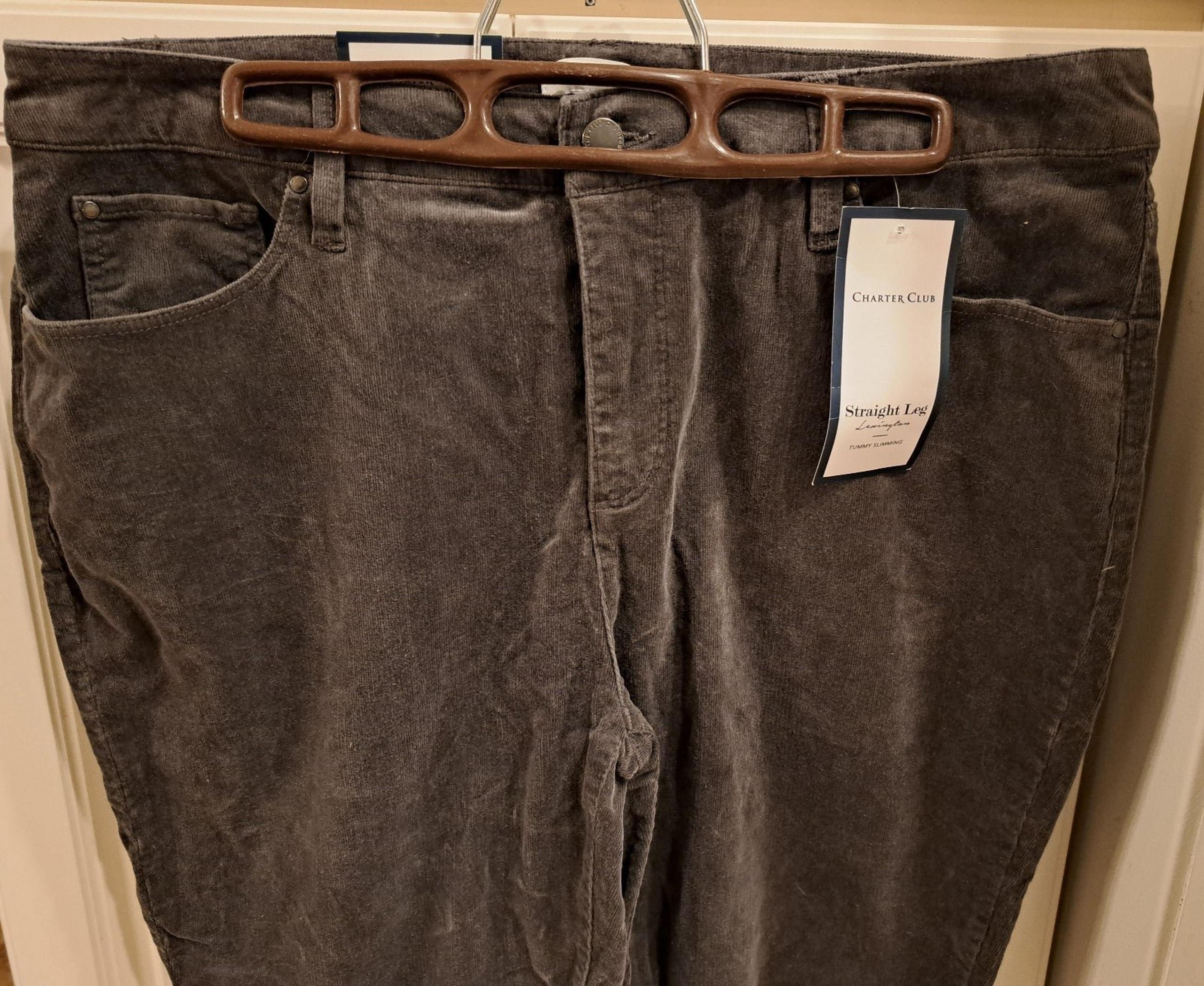CHARTER CLUB women's corduroy pants, size 14, NWT