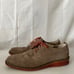 Tan Suede Lace Up Wingtip Casual Dress Derby Shoes Men Size US 12-12.5 (EU 46)