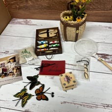 American girl Samantha painting box and summer items