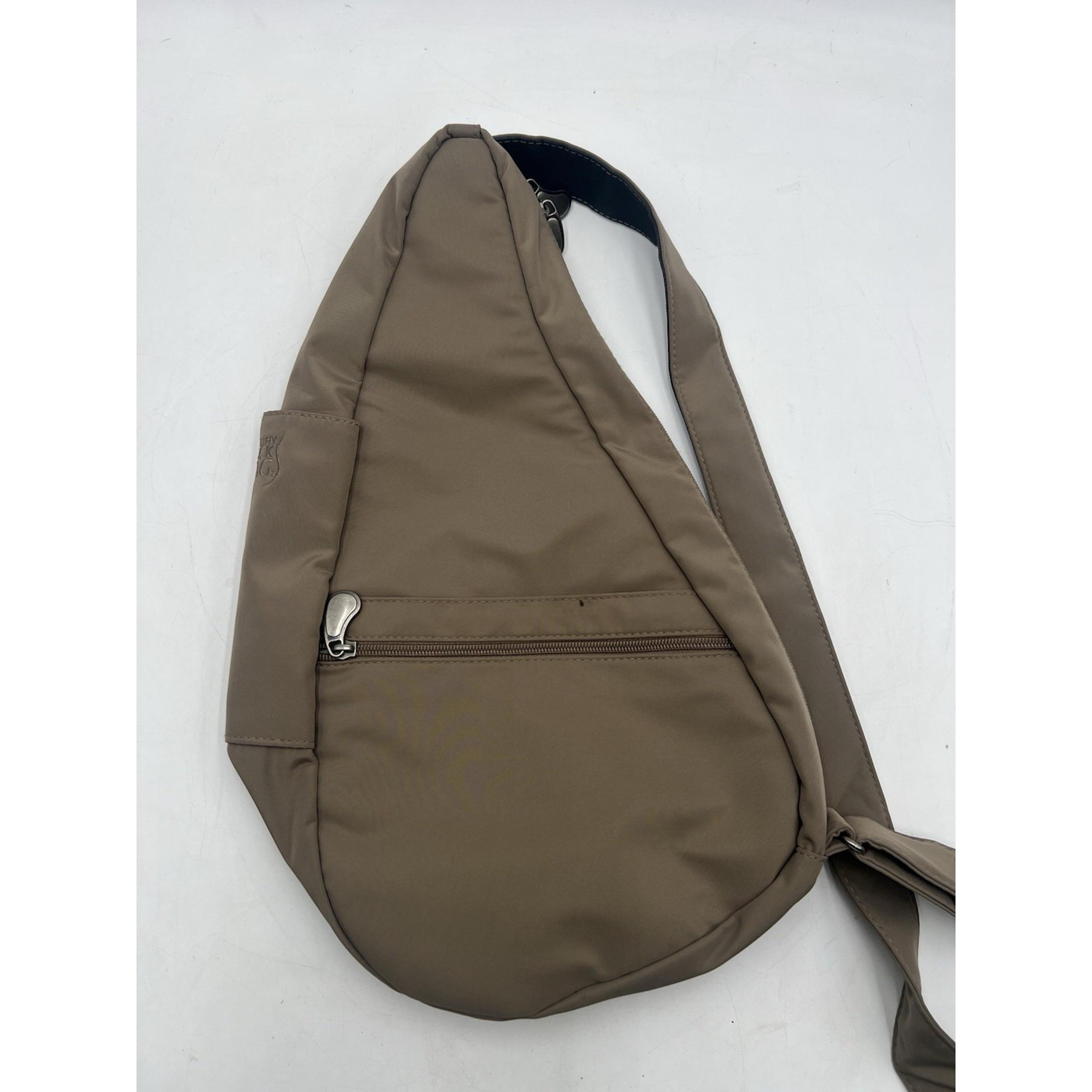 AmeriBag Healthy Back Bag Travel Brown Sling Unisex Backpack Outdoors Casual