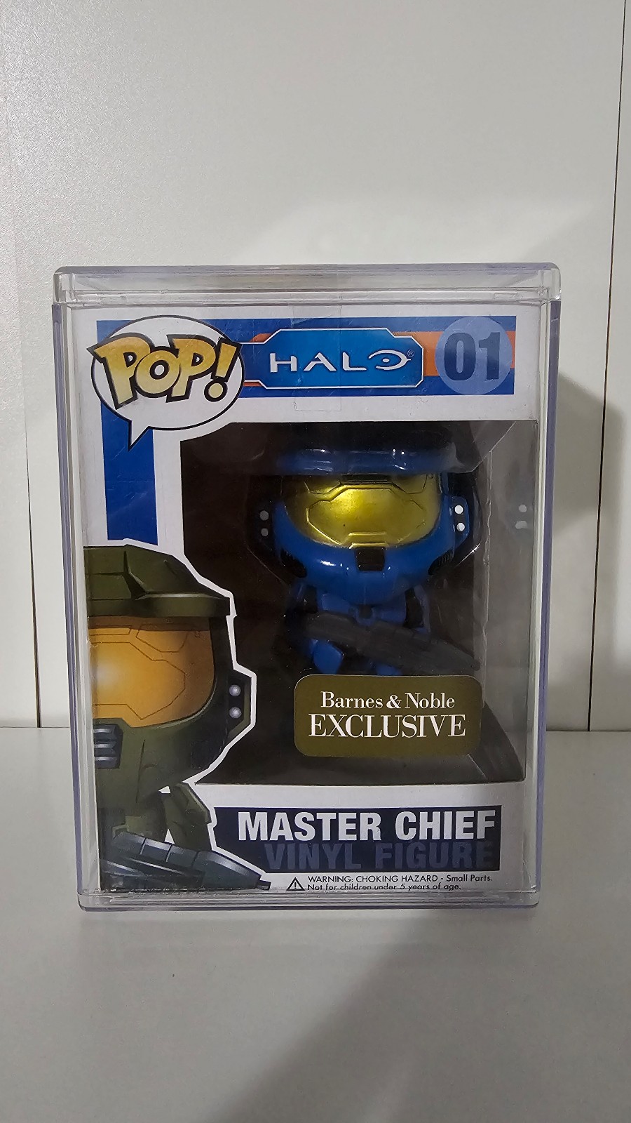 Halo Master Chief #01 Barnes and Noble exclusive and Master Chief #04 Funko Pop