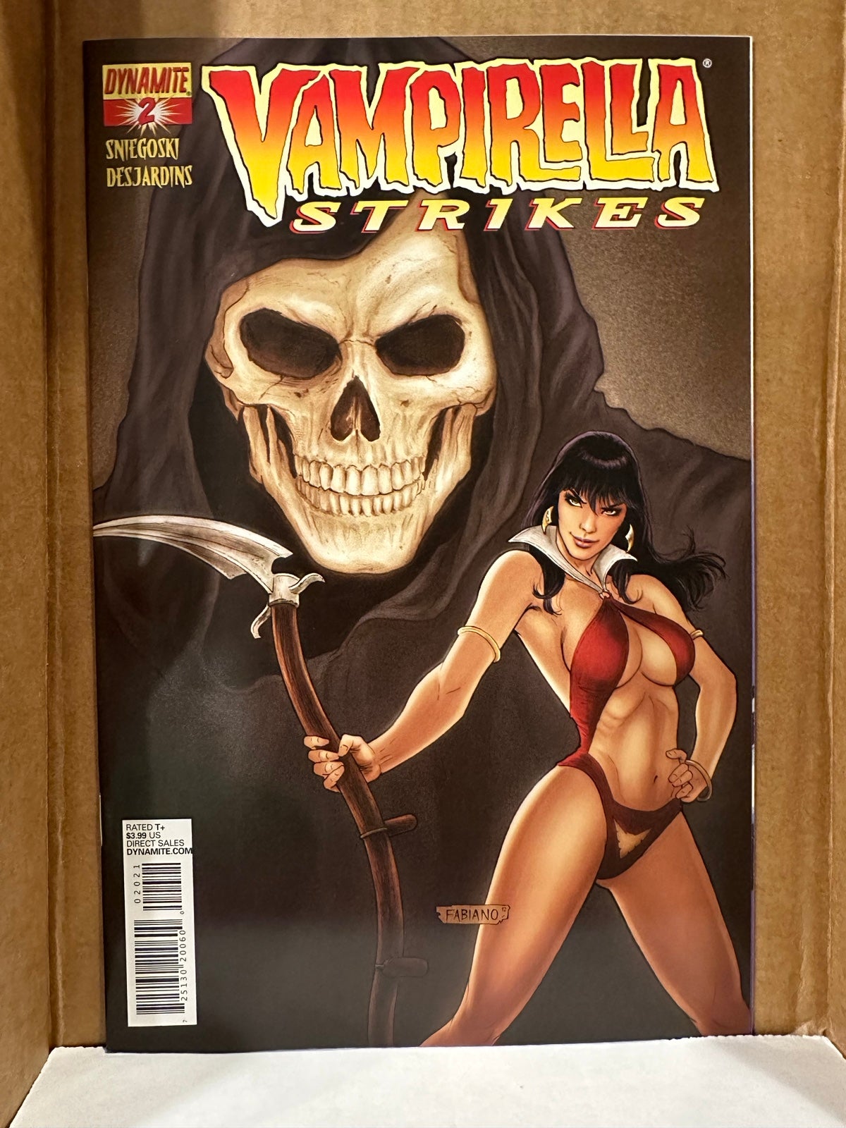 Vampirella Strikes #2 NM HTF FABIANO Skull Var Dresden Files Ghoul Goblin Prev.