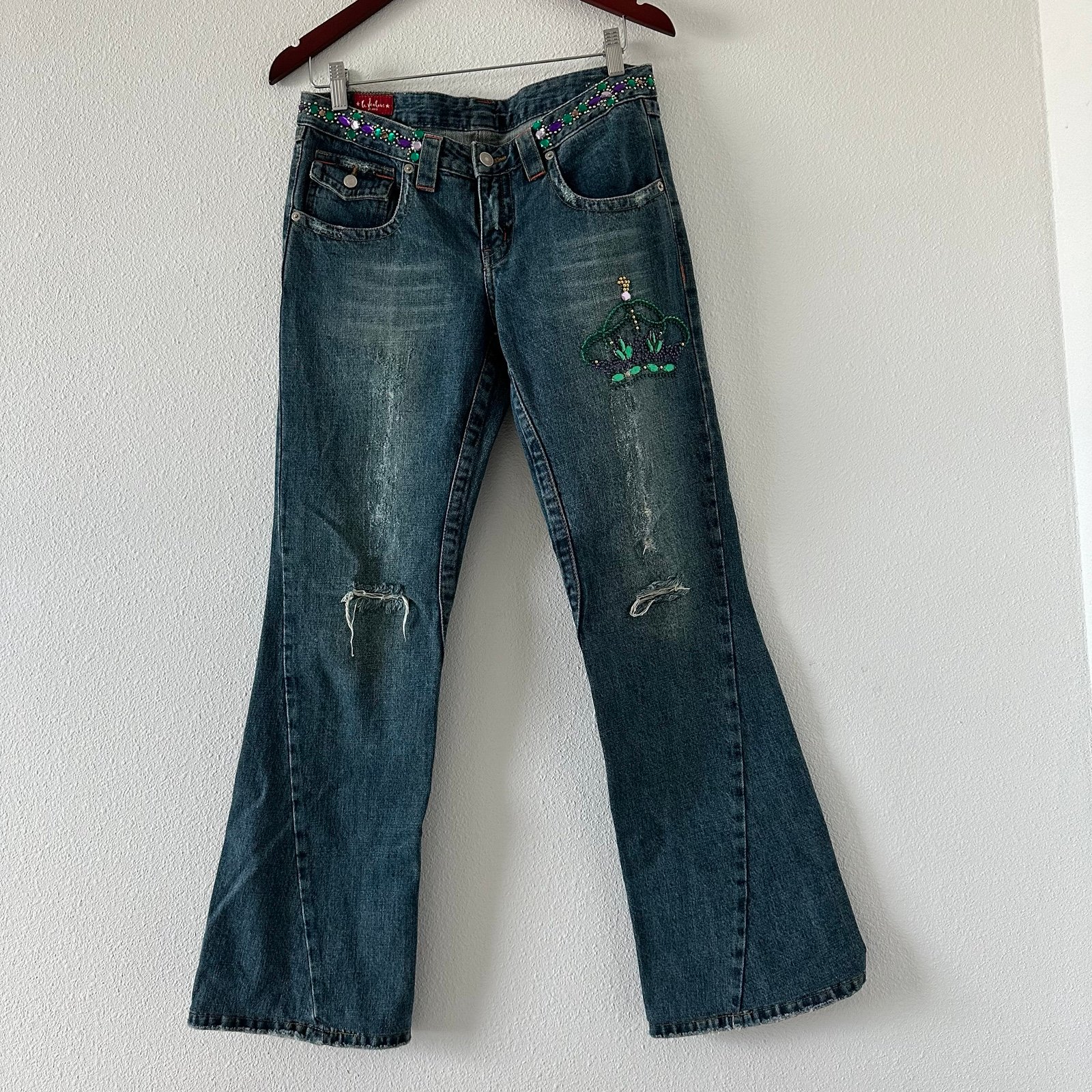 Le Jealous flare leg jeans