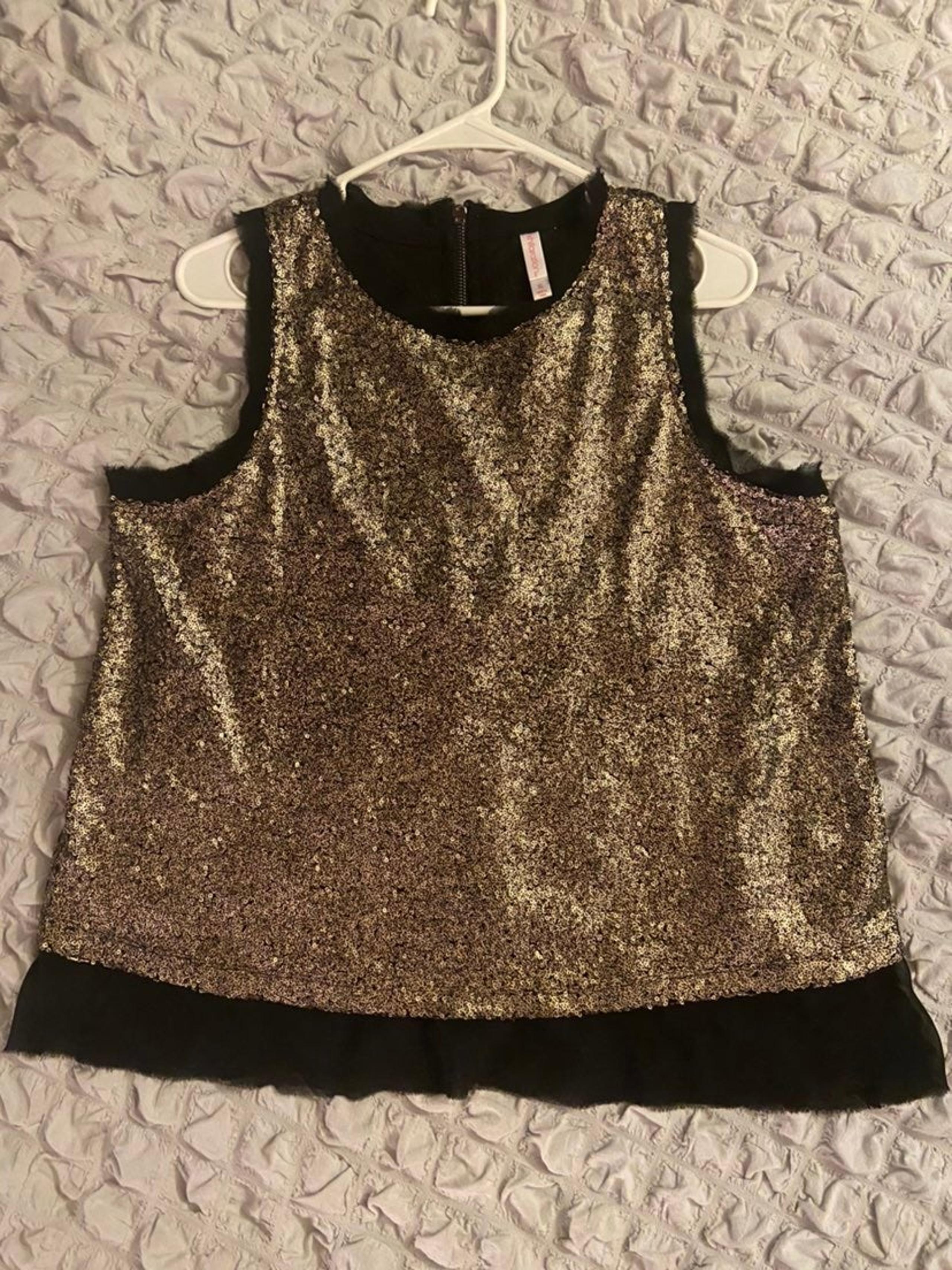sequin top