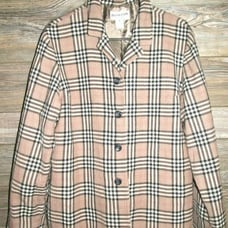 Pendleton Check Virgin Wool Coat sz 18