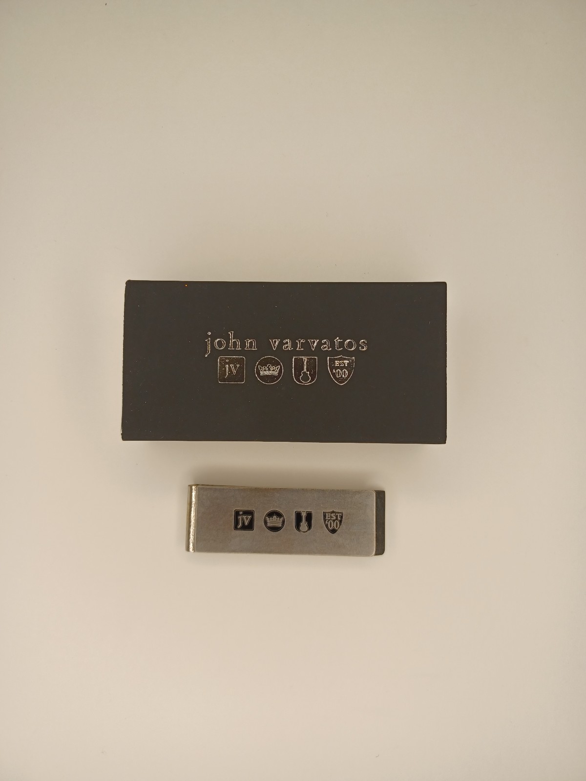 John Varvatos Hallmark Stamped Money Clip