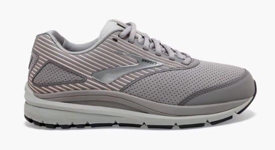 Brooks Addiction, Size 7.5/Alloy-Oyster-Peach