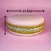 Oversized Pink Glittered Macaron