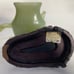 Chinese jade vase with wood stand