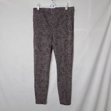 Spanx Ankle Jean-ish Leggings in Desert Dot sz XL