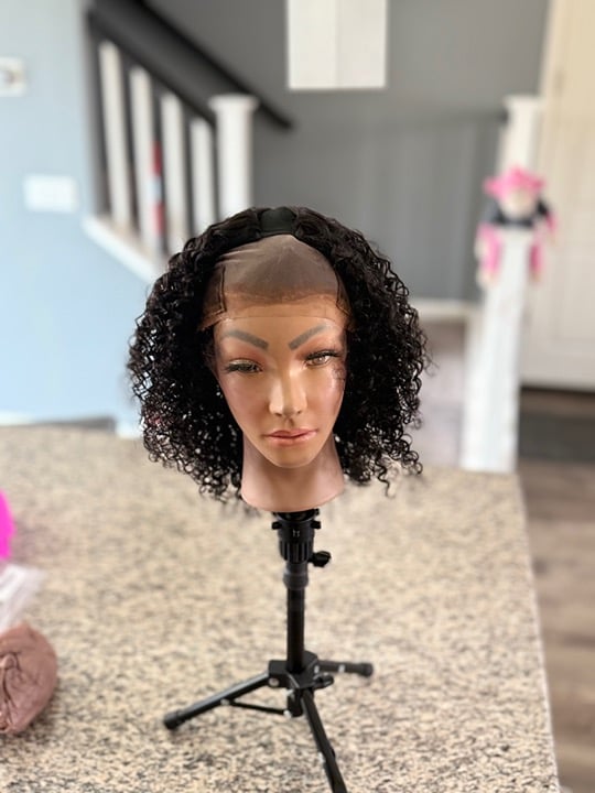 4 UNICE Black Huan Hair V-Part Wig. [Unice] (HH)
