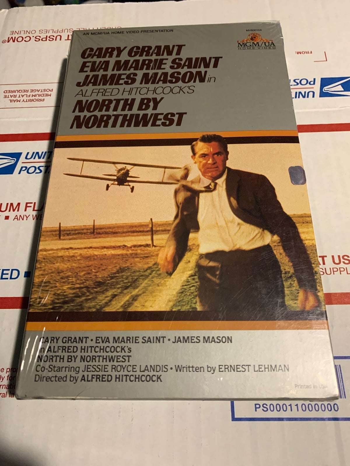North By Northwest VHS Sealed NEW Alfred Hitchcock Cary Grant Early MGM Big Box