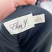Eliza J Black Sleeveless Shift Dress with Rhinestone Fringe Boatneck Women's 8