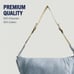 True Religion Horseshoe Logo Slouchy Hobo Denim Bag